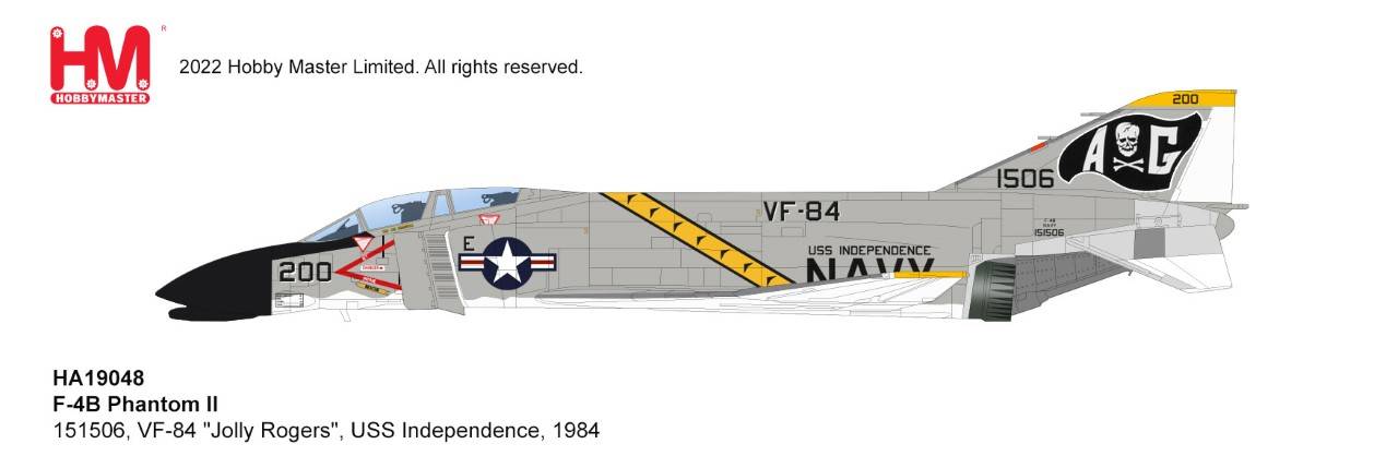 PREORDER! ] Hobby Master HA19048 F-4 Phantom II VF-84 